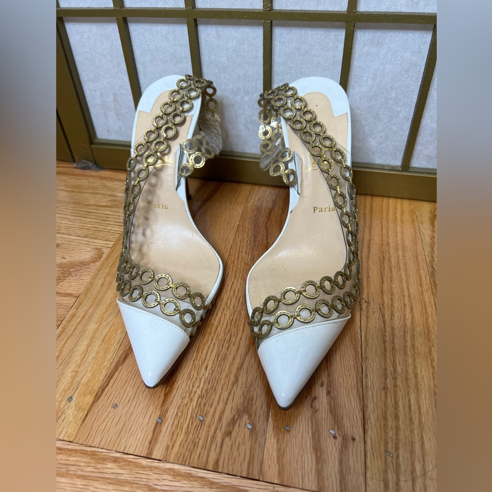 CHRISTIAN LOUBOUTIN Malaika Heels Size EU 37.5